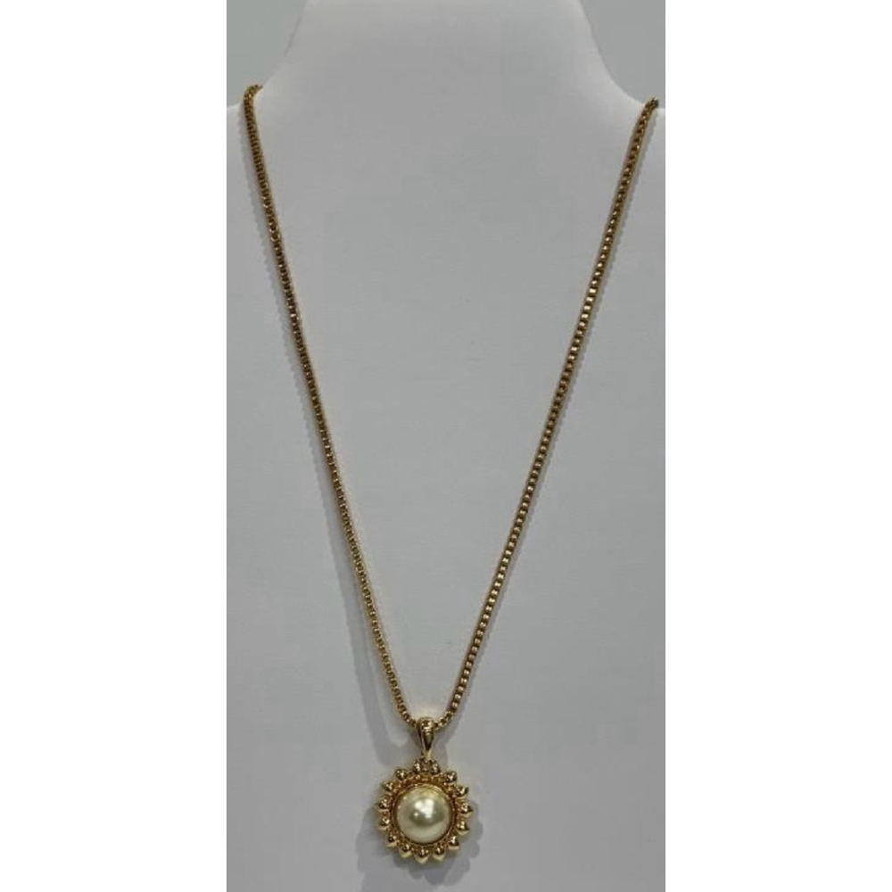 Nolan Miller Gold Tone Pearl 6 in 1 Necklace Sunflower